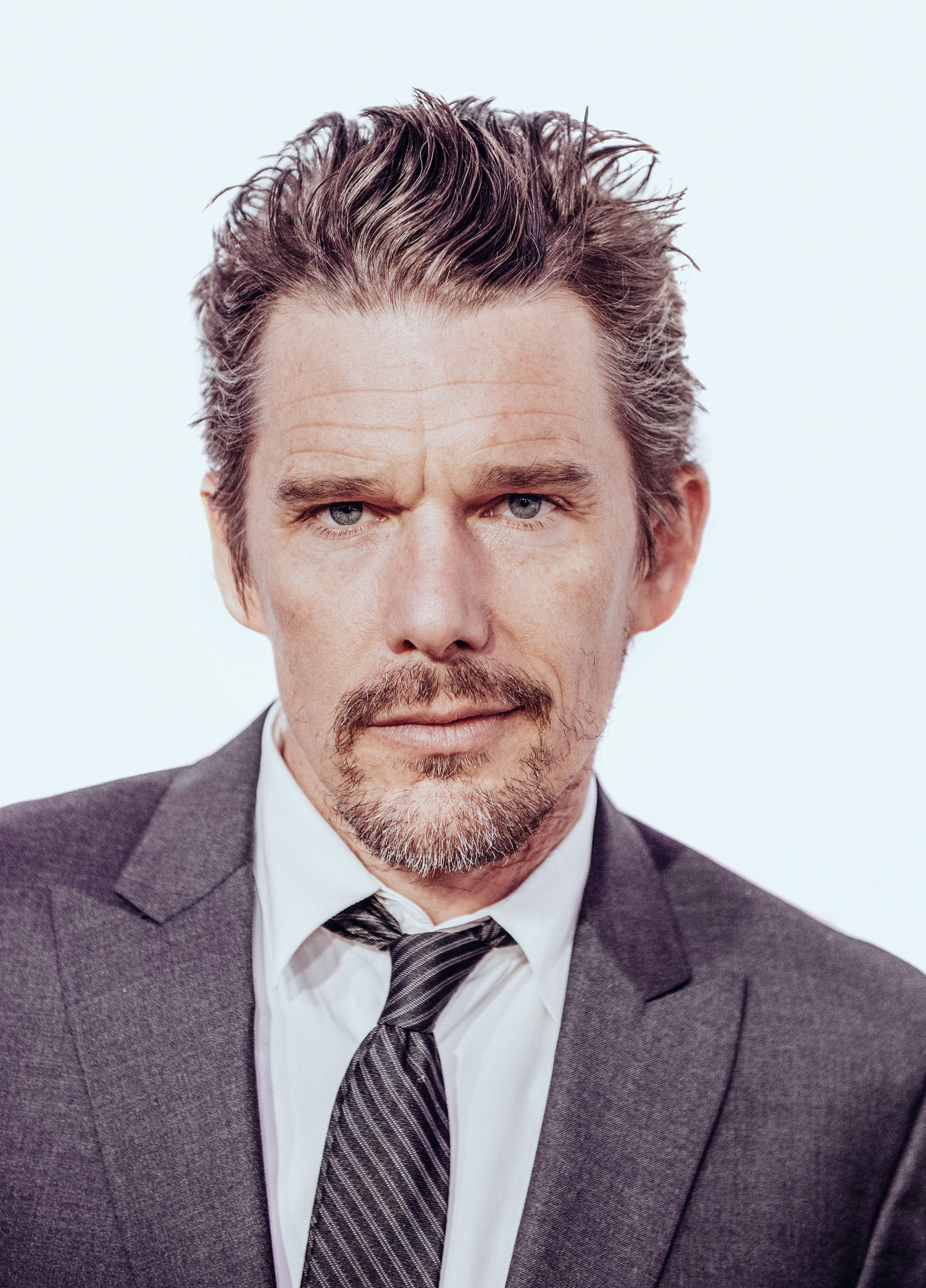 NEW YORK, NY - APRIL 19:  Ethan Hawke attends the premiere of 'Good Kill' during the 2015 Tribeca Film Festival at BMCC Tribeca PAC on April 19, 2015 in New York City.  (Photo by Grant Lamos IV/Getty Images for the 2015 Tribeca Film Festival)