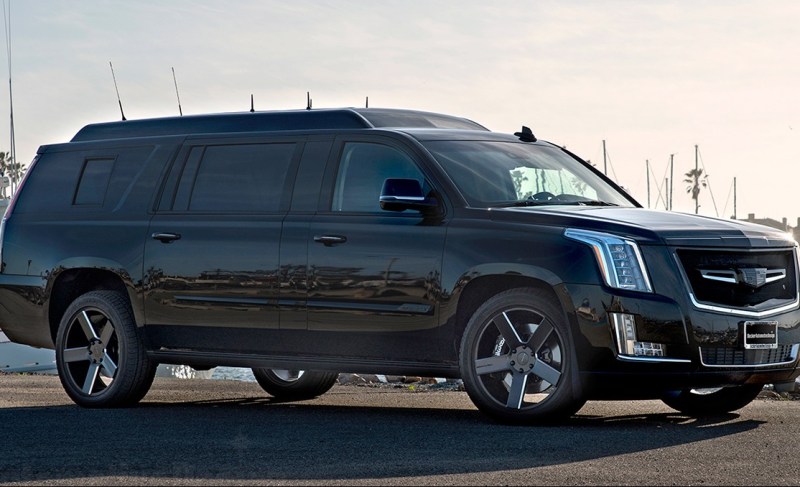 Stretched Cadillac Escalade EVS (Becker Automotive Design)