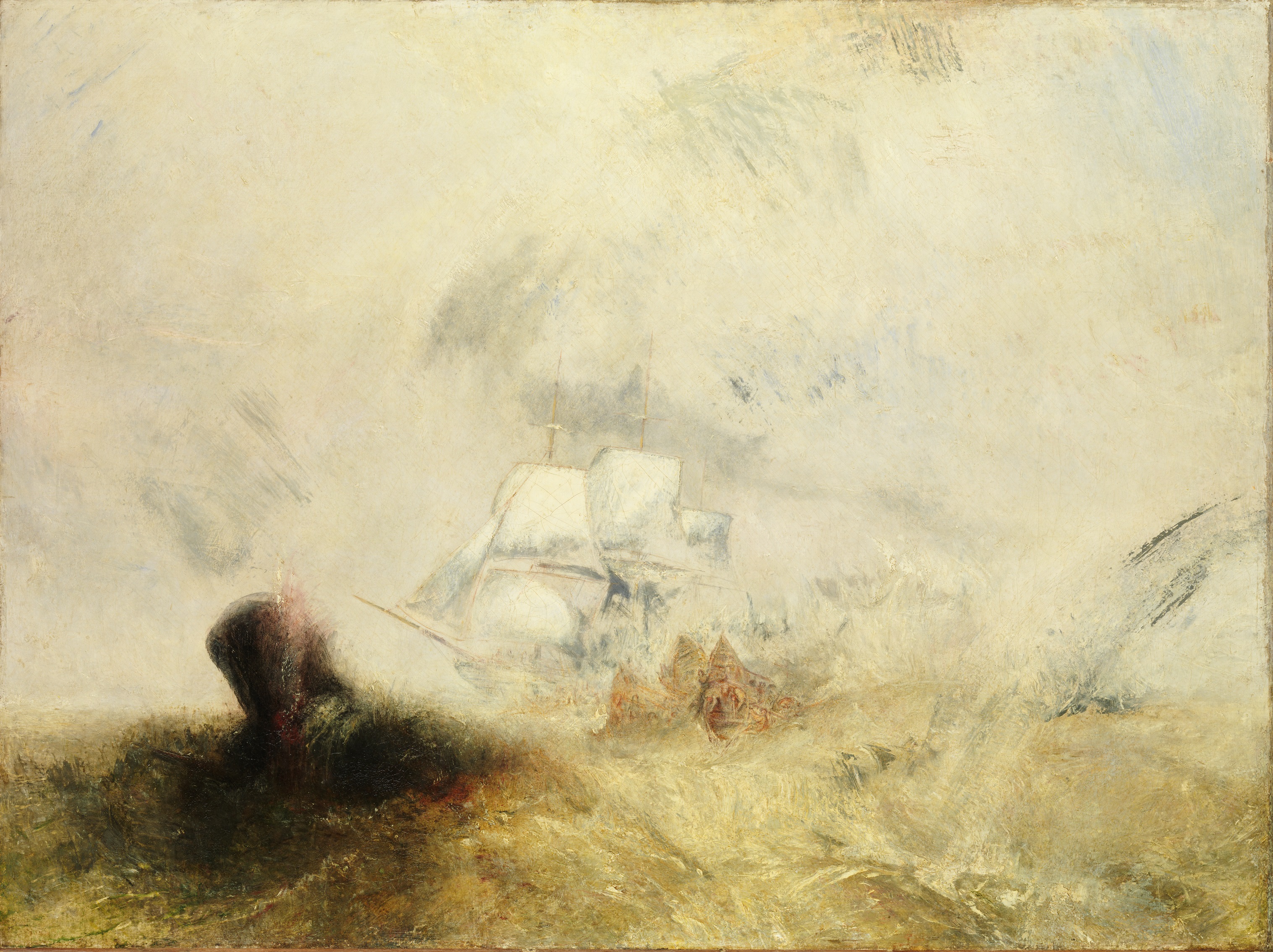 "Whalers," Oil on canvas, 1845 (Courtesy of The Met)