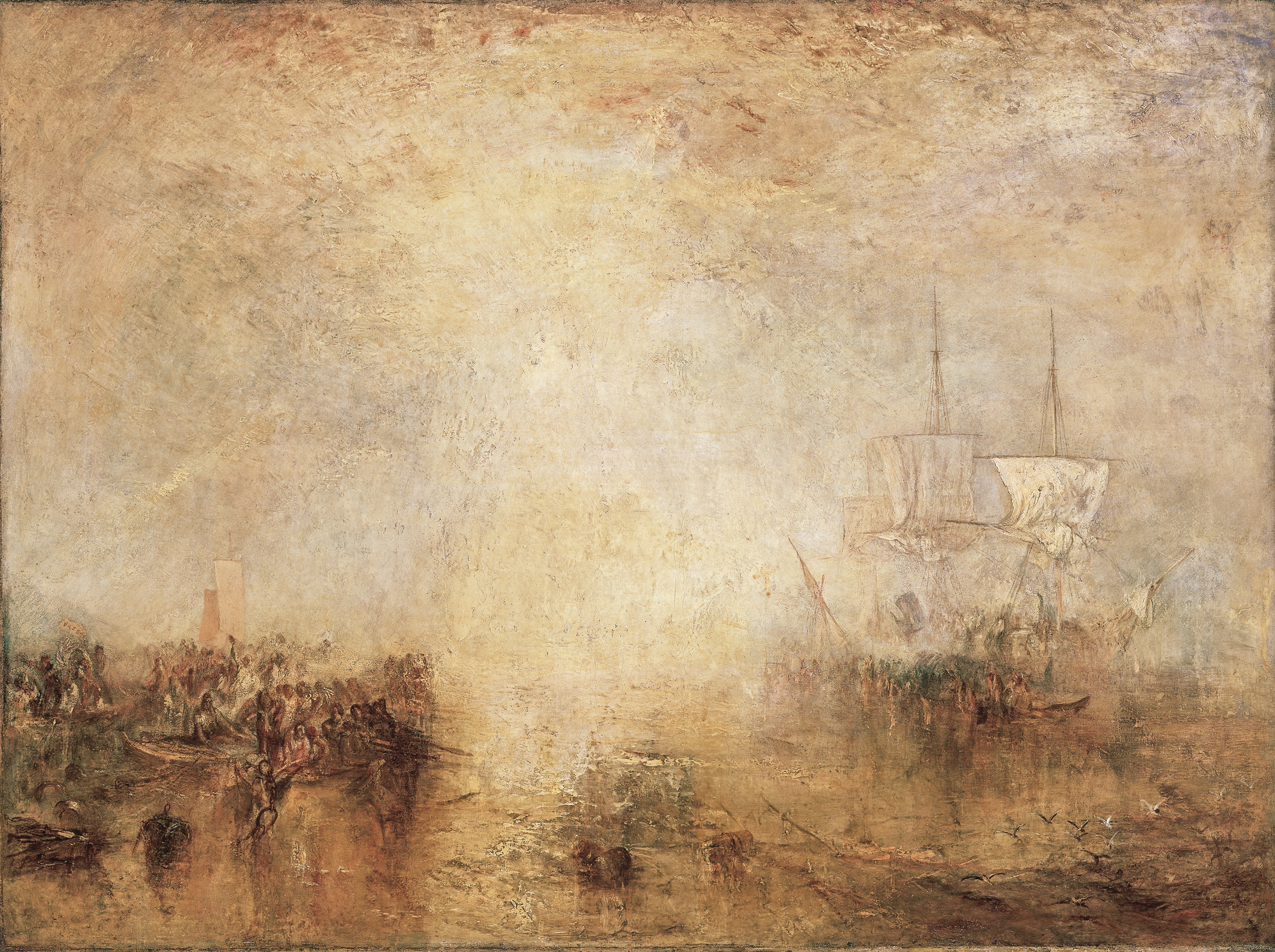 "Hurrah! for the Whaler Erebus! Another Fish!," oil on canvas, 1846 (Courtesy of The Met)