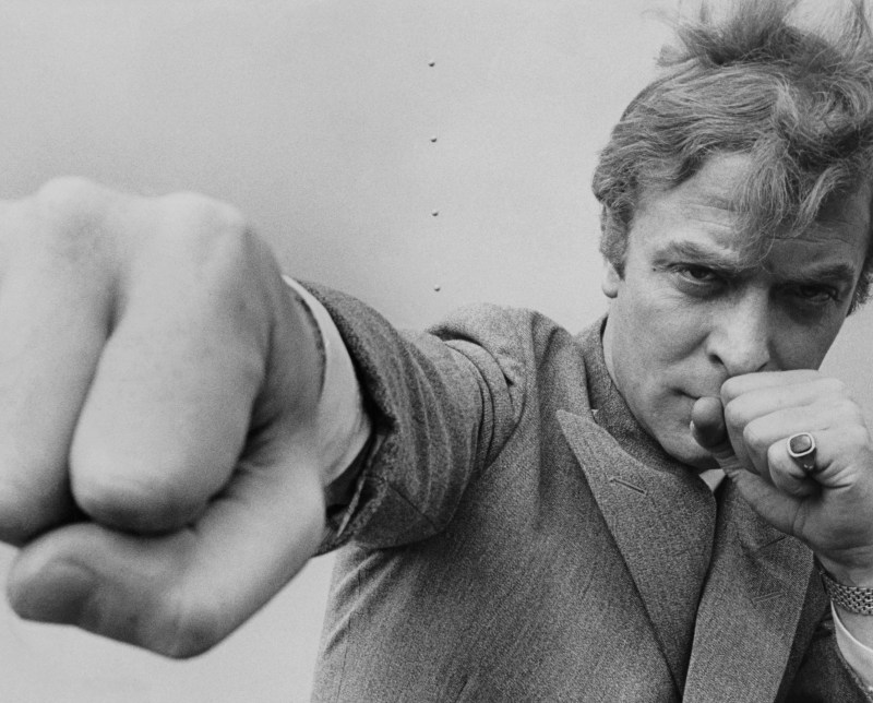 Cockney actor Michael Caine, who starred in such classic British films as 'Alfie' and 'Get Carter'. (Photo by Stephan C Archetti/Getty Images)