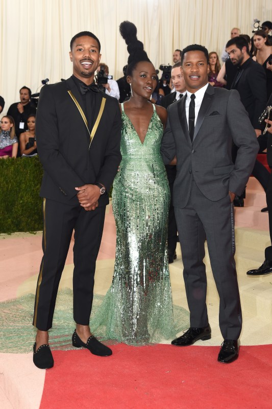 Actor Michael B. Jordan, Actress Lupita Nyong'o, and Director Nate Parker (Jamie McCarthy/FilmMagic)