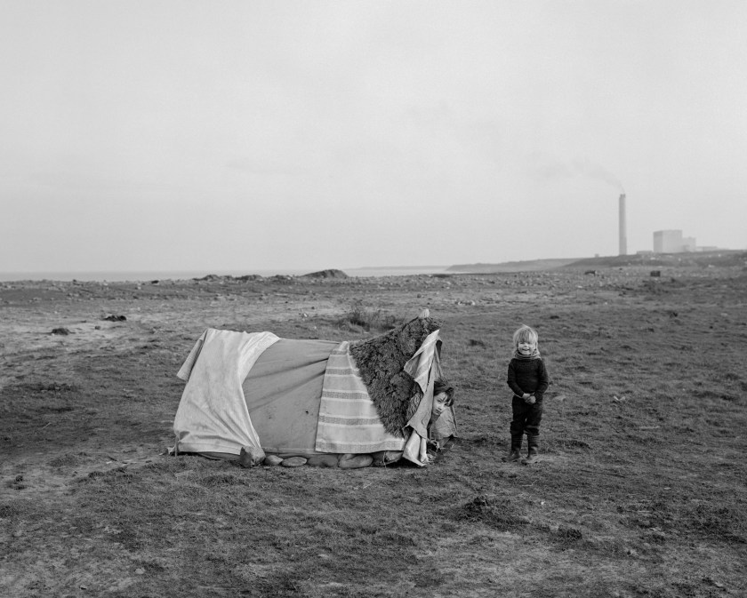 Children with homemade tent (Seacoal by Chris Killip, published by Steidl)