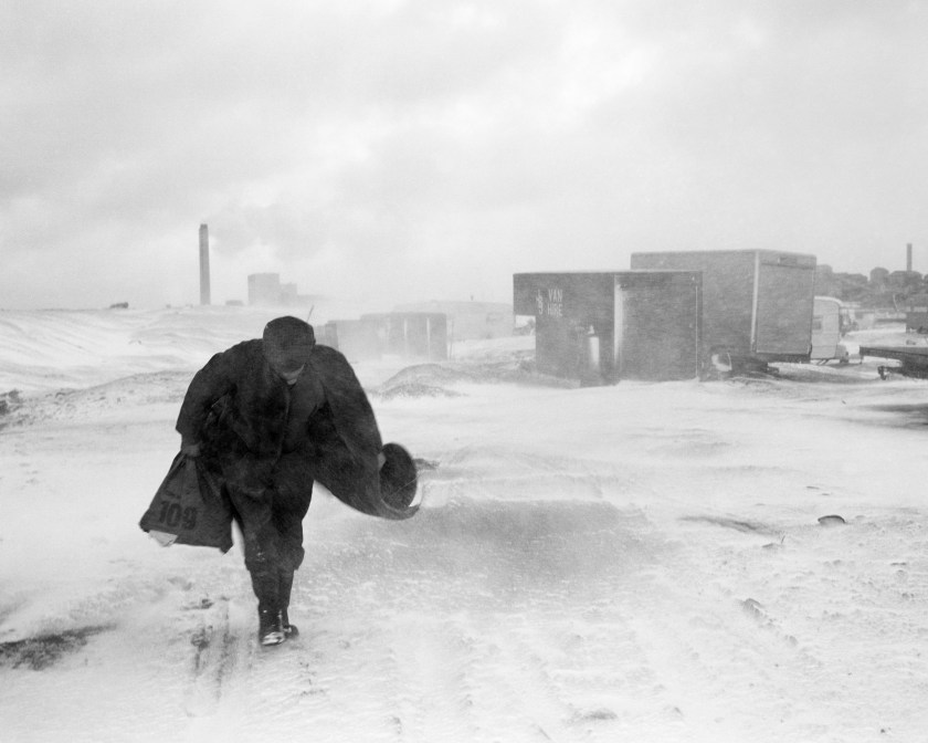 Cookie in the snow (Seacoal by Chris Killip, published by Steidl)
