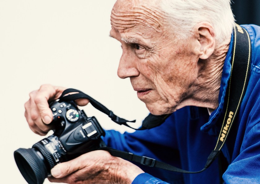 NEW YORK, NY - JULY 15: Photographer Bill Cunningham is seen outside Skylight Clarkson Sq during New York Fashion Week: Men's S/S 2016 on July 15, 2015 in New York City. (Photo by Noam Galai/Getty Images)