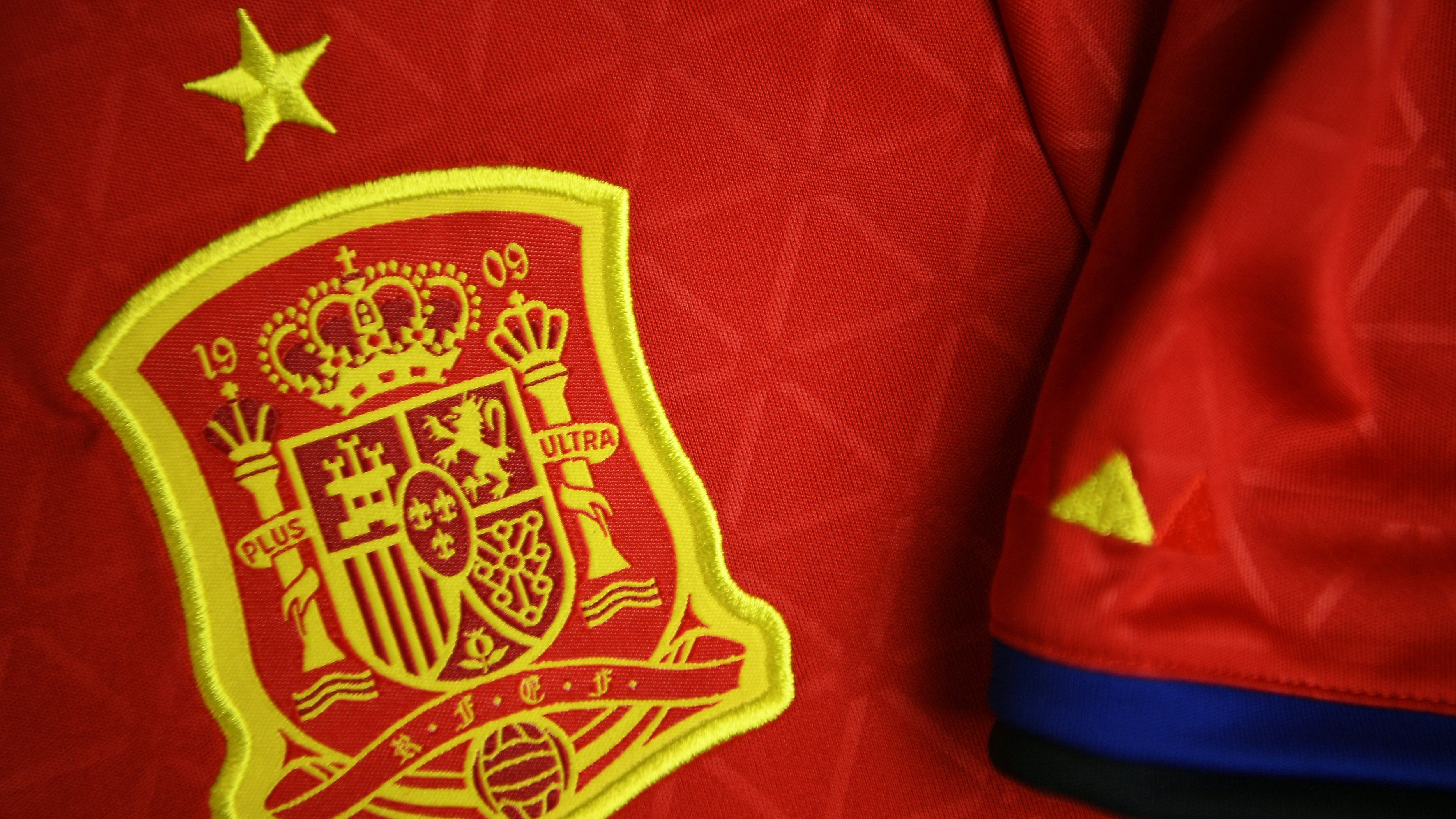 A picture taken on April 21, 2016 in Paris, shows the jersey of the Spanish national football team jersey for the UEFA Euro 2016 European football championships. (Franck Fife/AFP/Getty Images)