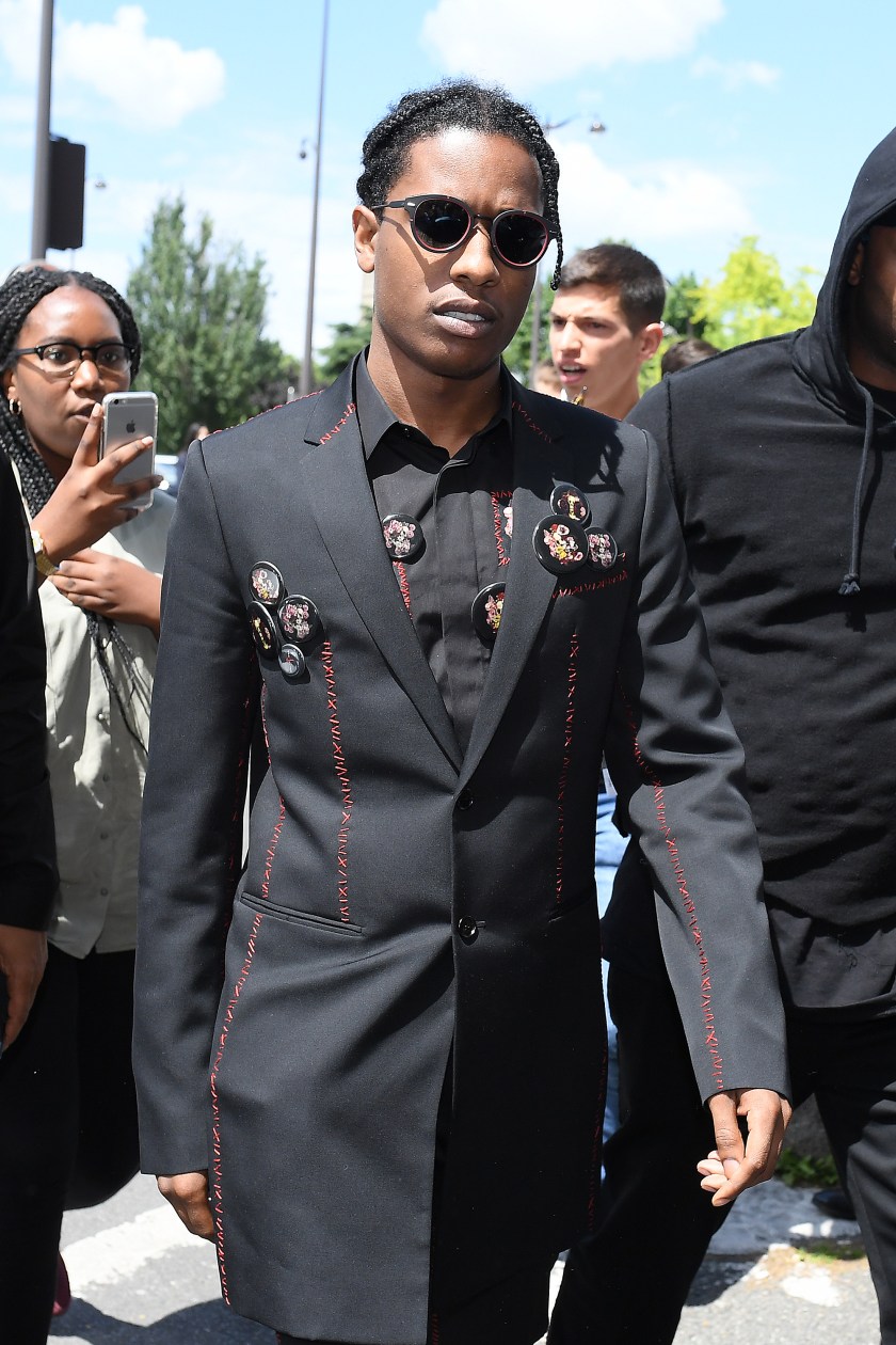 A$AP Rocky is seen arriving at Dior Show during Paris Fashion Week on June 25, 2016 in Paris, France. (Jacopo Raule/GC Images)