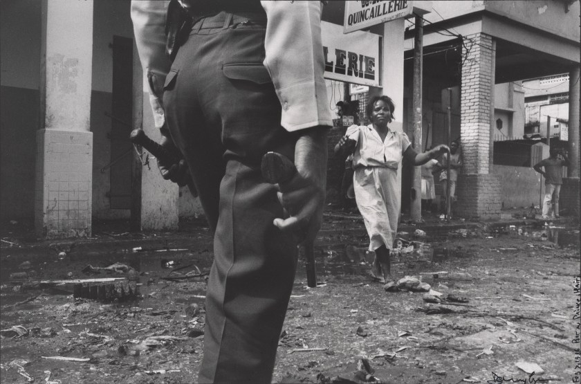 “Haiti,” 1987. Gelatin silver prints montage. (Danny Lyon, courtesy Edwynn Houk Gallery, New York)