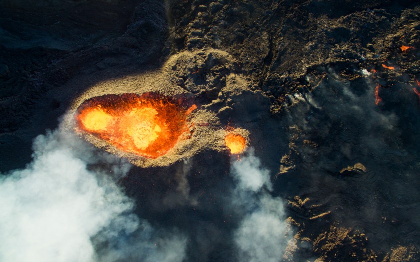 Third Prize Nature: Piton de la fournaise in Reunion Island (Jonathan Payet)