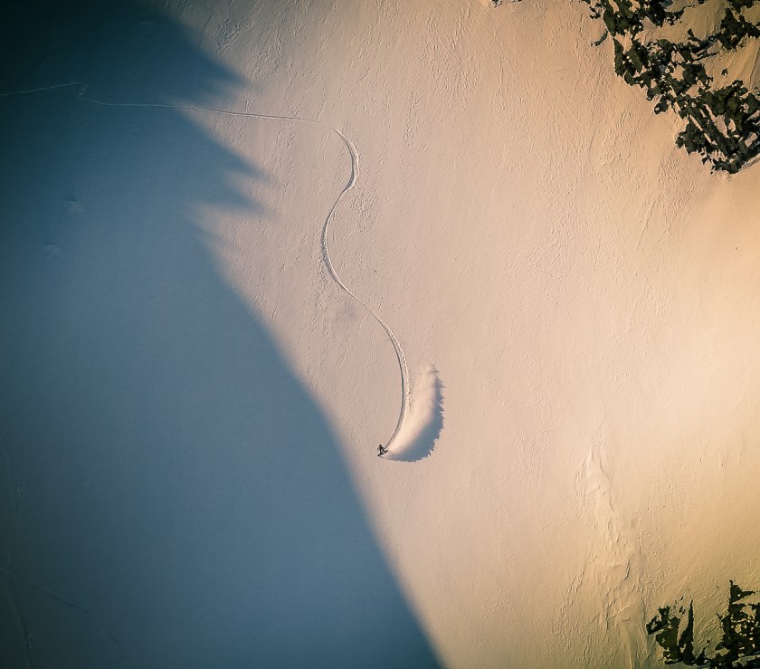 Third Prize Sports: Backcountry skiier in Chugach Mountain Range, Alaska (TJ Balon)