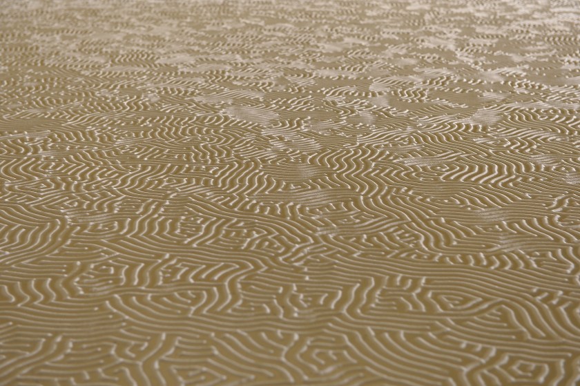 Artist Motoi Yamamoto presents his installation 'Labyrinth' composed of salt during Nuit Blanche 2014 at Hotel de Ville on October 4, 2014 in Paris, France. (Aurelien Meunier/Getty Images)