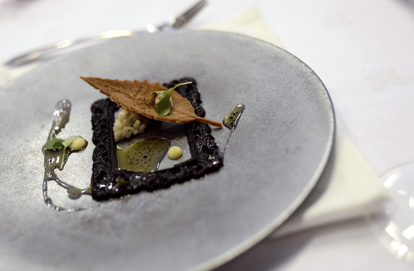 3D printed food at the 3D Printshow exhibition in Paris. (Stephane De Sakutin/AFP/Getty Images)