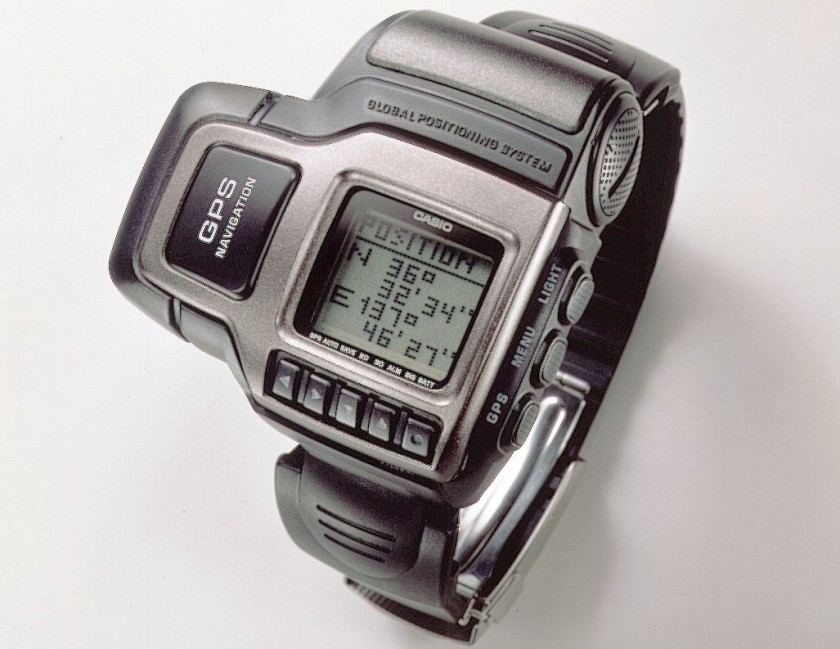 Released in 1999, the PRT-1GP was the first watch ever to have built-in GPS (Getty Images)