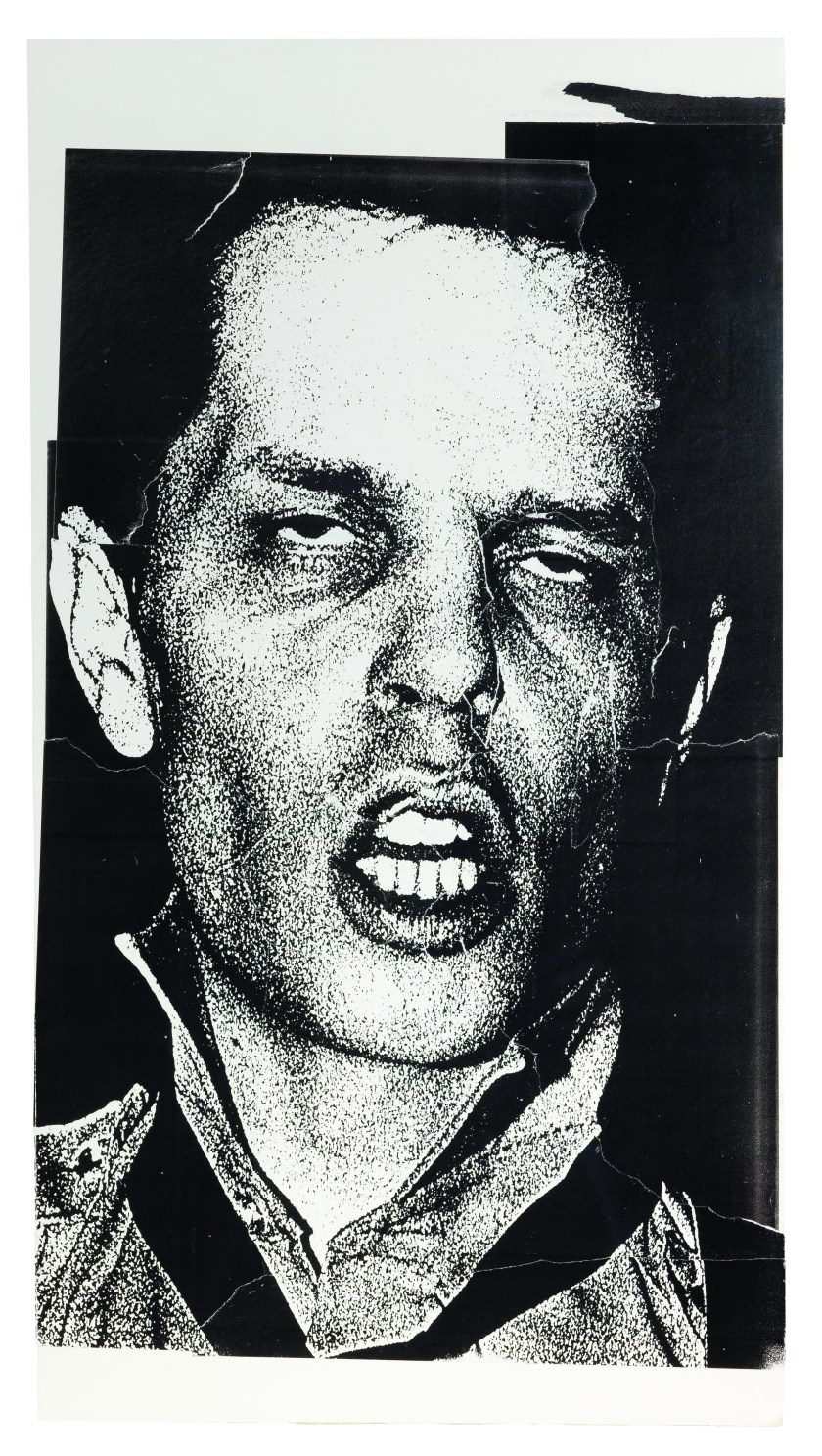 "Frankie Fix," 1977. Made with collage of photocopies on board (Jason Mandella)
