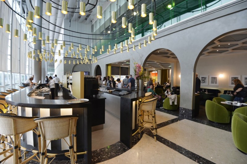 A general view taken on July 17, 2015 shows the gastronomic restaurant "I love Paris" at the International Airport Charles de Gaulle, northern Paris. AFP PHOTO / MIGUEL MEDINA (Photo credit should read MIGUEL MEDINA/AFP/Getty Images)