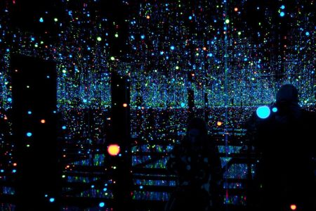 Credit: Mike Kemp / Contributor
Editorial #: 527496418
Collection: Corbis News
Infinity Mirrored Room – Filled with the Brilliance of Life, Kusama's largest Infinity Mirror Room to date. Tate Modern, London, UK. Yayoi Kusama is a Japanese artist. Throughout her career she has worked in a wide variety of media, including painting, collage, sculpture, performance art and environmental installations, most of which exhibit her thematic interest in psychedelic colors, repetition and pattern. (Photo by In Pictures Ltd./Corbis via Getty Images)