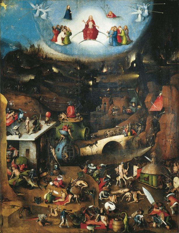 UNSPECIFIED - CIRCA 1986: Hieronymus Bosch (1450-1516), Last Judgement, triptych. (Photo By DEA / G. NIMATALLAH/De Agostini/Getty Images)
