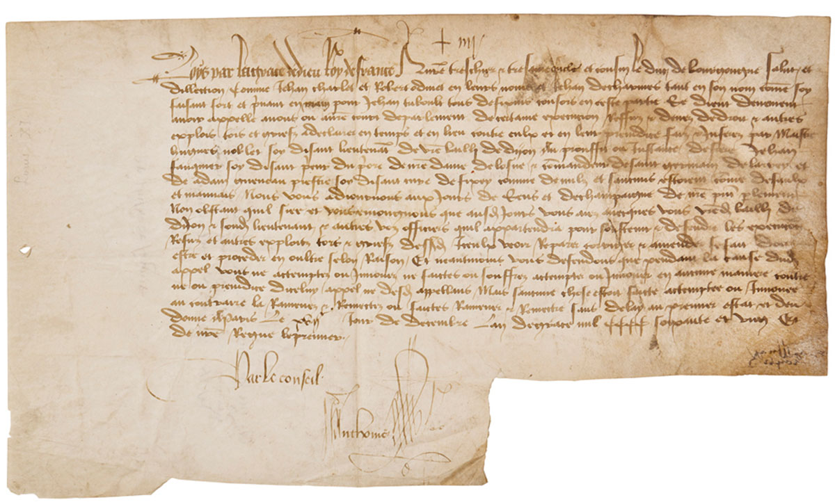 Louis XI Document