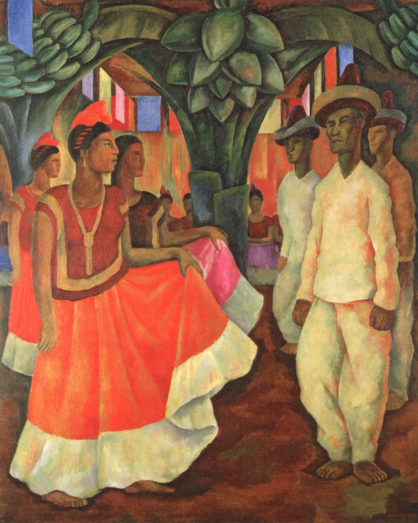 Dance in Tehuantepec, 1928, by Diego Rivera (Banco de México Diego Rivera Frida Kahlo Museums Trust, Mexico, D.F./Artists Rights Society (ARS), New York)