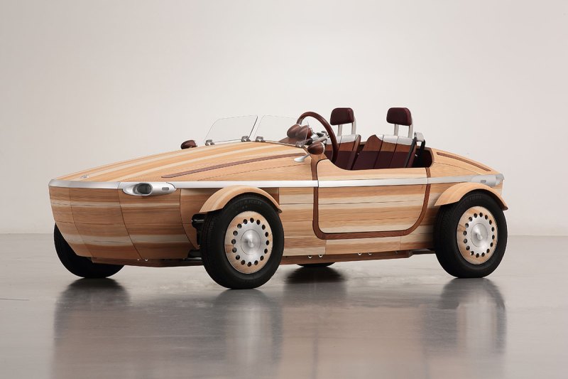 Toyota Wooden Car