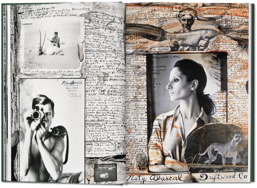 Pages from Beard's diary (Peter Beard)