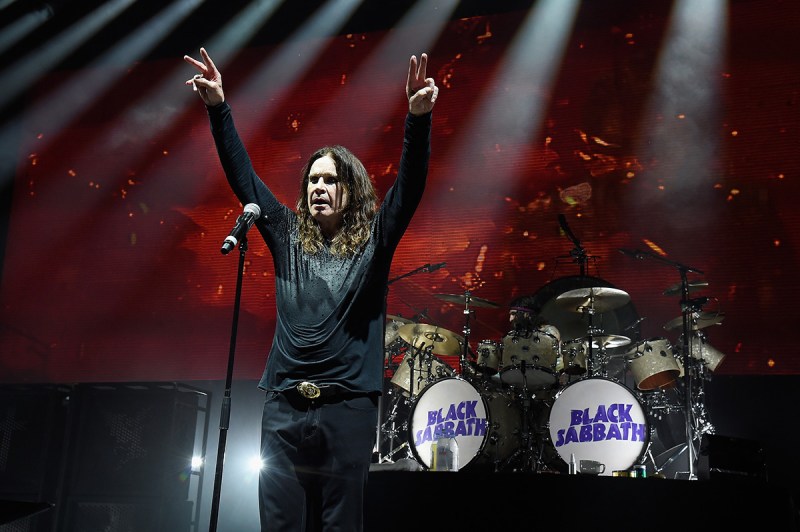 WANTAGH, NY - AUGUST 17: Ozzy Osbourne of Black Sabbath performs onstage on "The End Tour" at Nikon at Jones Beach Theater on August 17, 2016 in Wantagh, New York. (Photo by Kevin Mazur/WireImage)