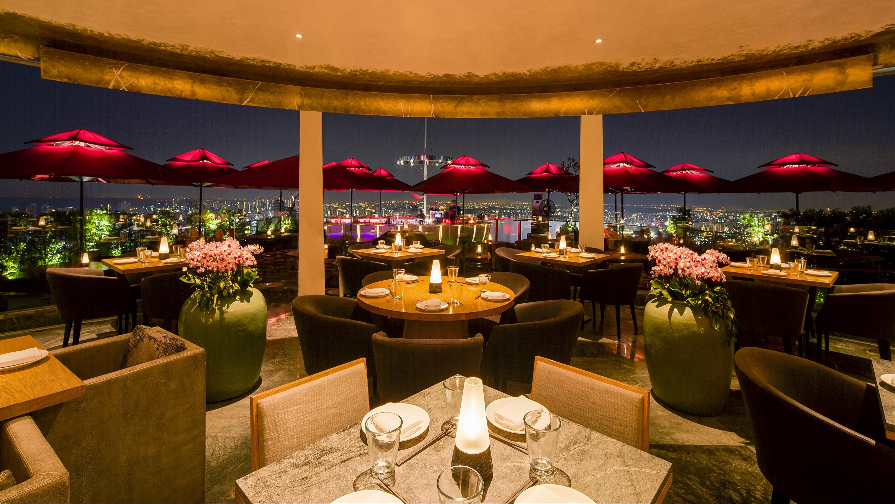 Interior of Ce La Vi restaurant, at the Top of the Marina Bay Sands hotel in Singapore (Courtesy)
