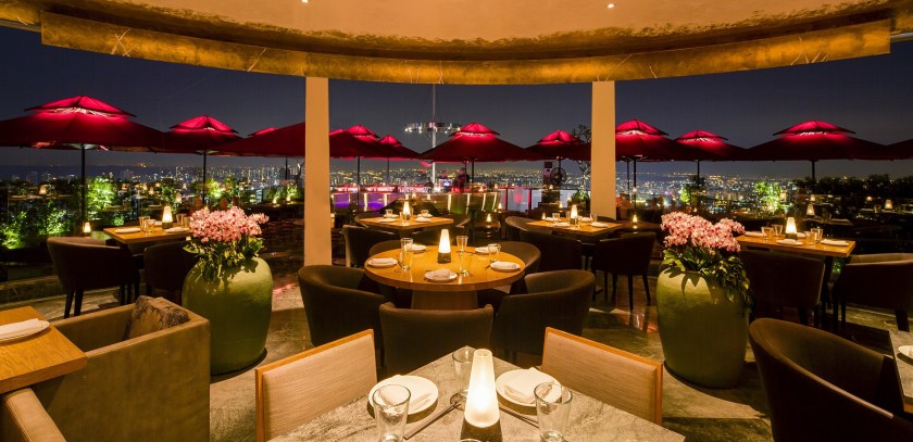 Interior of Ce La Vi restaurant, at the Top of the Marina Bay Sands hotel in Singapore (Courtesy)
