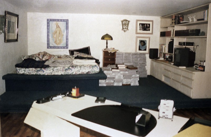This is the bedroom of the luxurious private prison, La Catedral, where Colombian cocaine kingpin Pablo Escobar will be confined, seen Aug. 1992. (AP Photo)