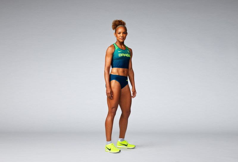 Nike's track and field kit for Team Brazil's appearance at Rio 2016 (Nike)