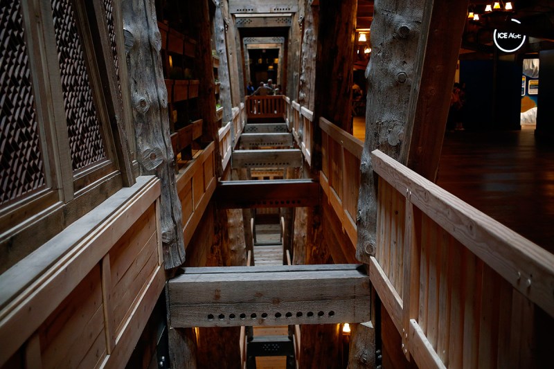 The interior of the Noah's Ark replica is seen at the Ark Encounter theme park in Williamstown, Kentucky, U.S., on Tuesday, July 5, 2016. Ken Ham, president of Answers in Genesis of Kentucky Inc., and his group created a full-scale replica of Noah's Ark to match its description in the bible. The massive 510-foot wooden ship has cost an estimate of over $100 million to produce. Photographer: Luke Sharrett/Bloomberg via Getty Images