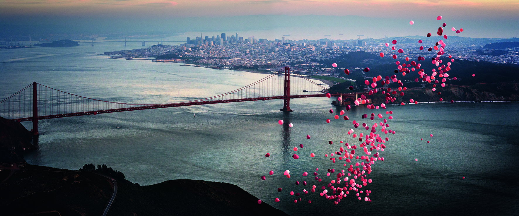 "Balloons over San Francisco" (David Drebin/teNeues)