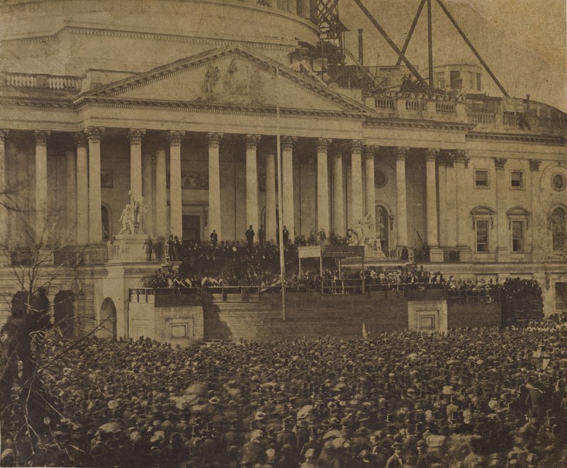 Abraham Lincoln Inauguration Photo
