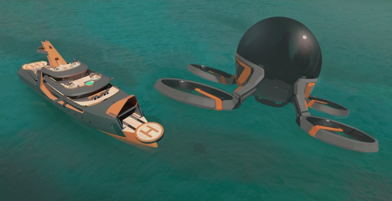 TIME superyacht (Courtesy of Henry Ward Design and BMT Nigel Gee)