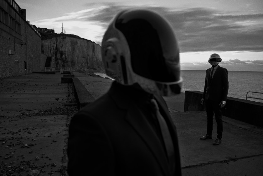 Daft Punk, Ault, France, 2013 M Le Monde (Courtesy of Peter Lindbergh, Paris / Gagosian Gallery)