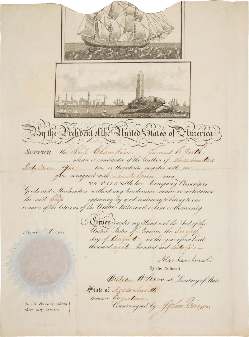 Abraham Lincoln Auction