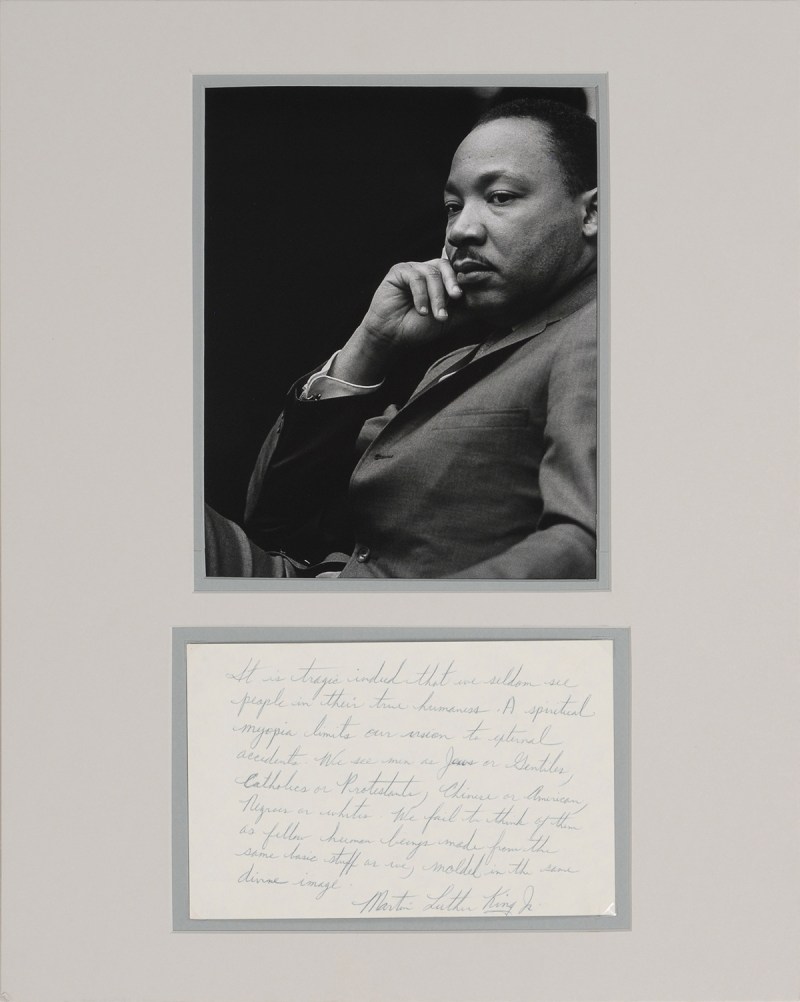 Martin Luther King Autograph