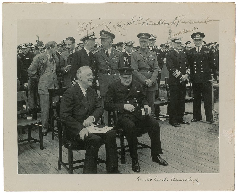 FDR and Churchill Autographs