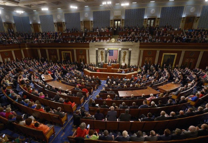US President Barack Obama delivers the State of the Union Address during a Joint Session of Congress at the US Capitol in Washington, DC, January 12, 2016. AFP PHOTO / SAUL LOEB / AFP / SAUL LOEB (Photo credit should read SAUL LOEB/AFP/Getty Images)