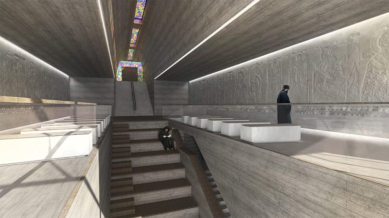 Lux Aeterna interior fascade.(OPA)