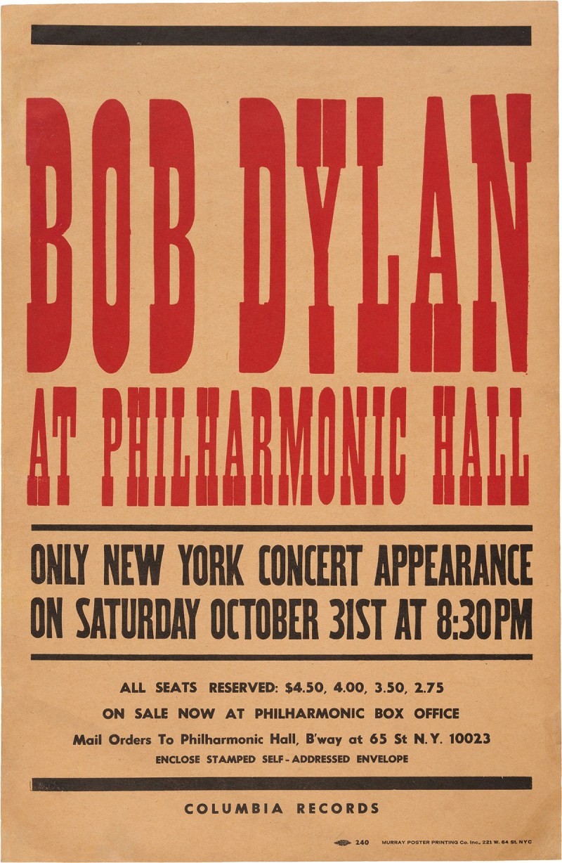 Concert Poster Auction