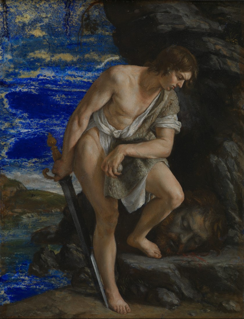 'David contemplating the Head of Goliath' by Orazio Gentileschi (Wikimedia Commons)