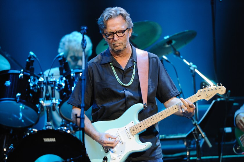 Eric Clapton performs on stage at Royal Albert Hall on May 26, 2011 in London, United Kingdom. (Gus Stewart/Redferns)