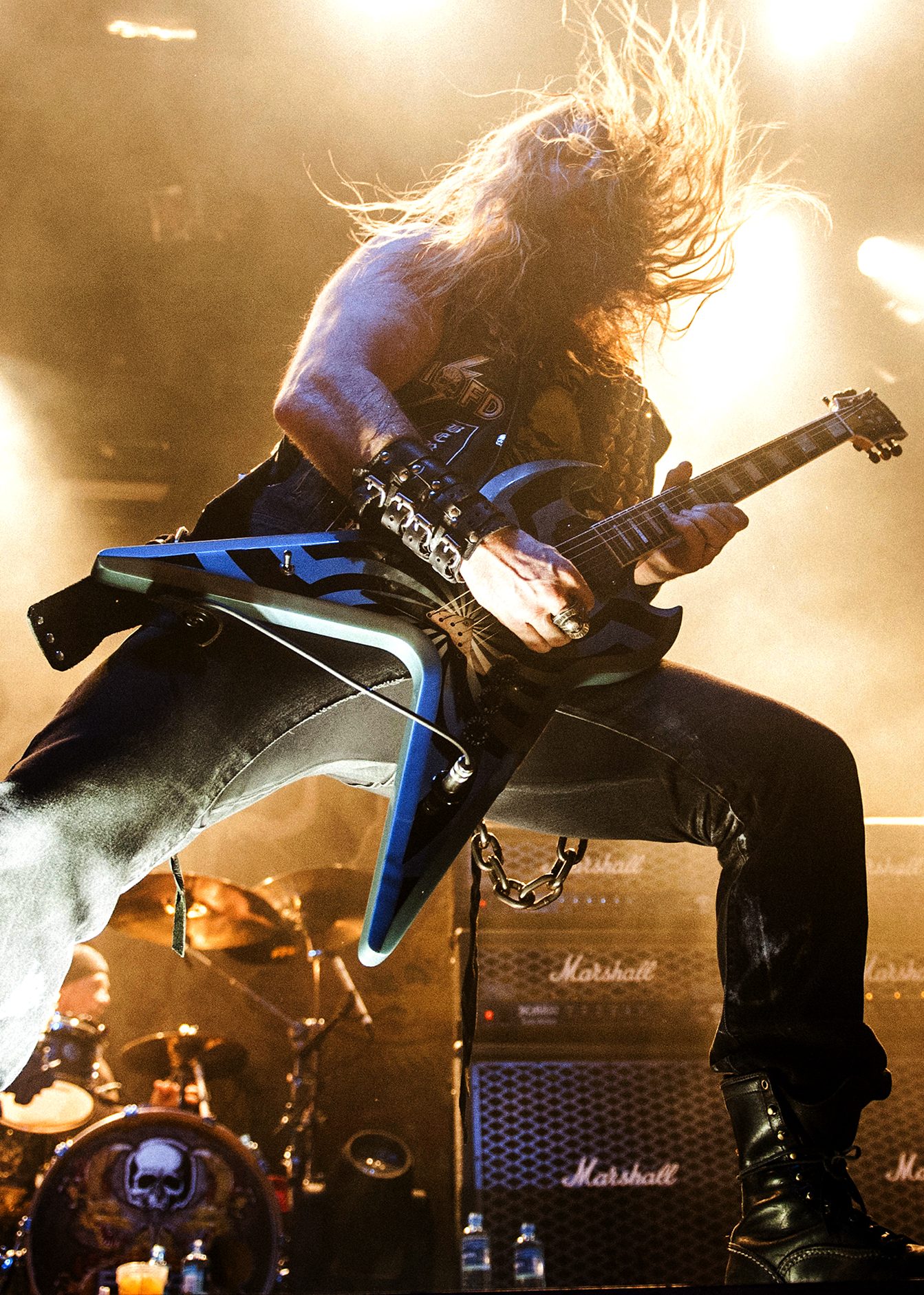 A heavy metal band Black Label Society performs a live concert in Norway. (Gonzales Photo/Jan-Erik Eriksen/The Hell Gate/Corbis via Getty Images)