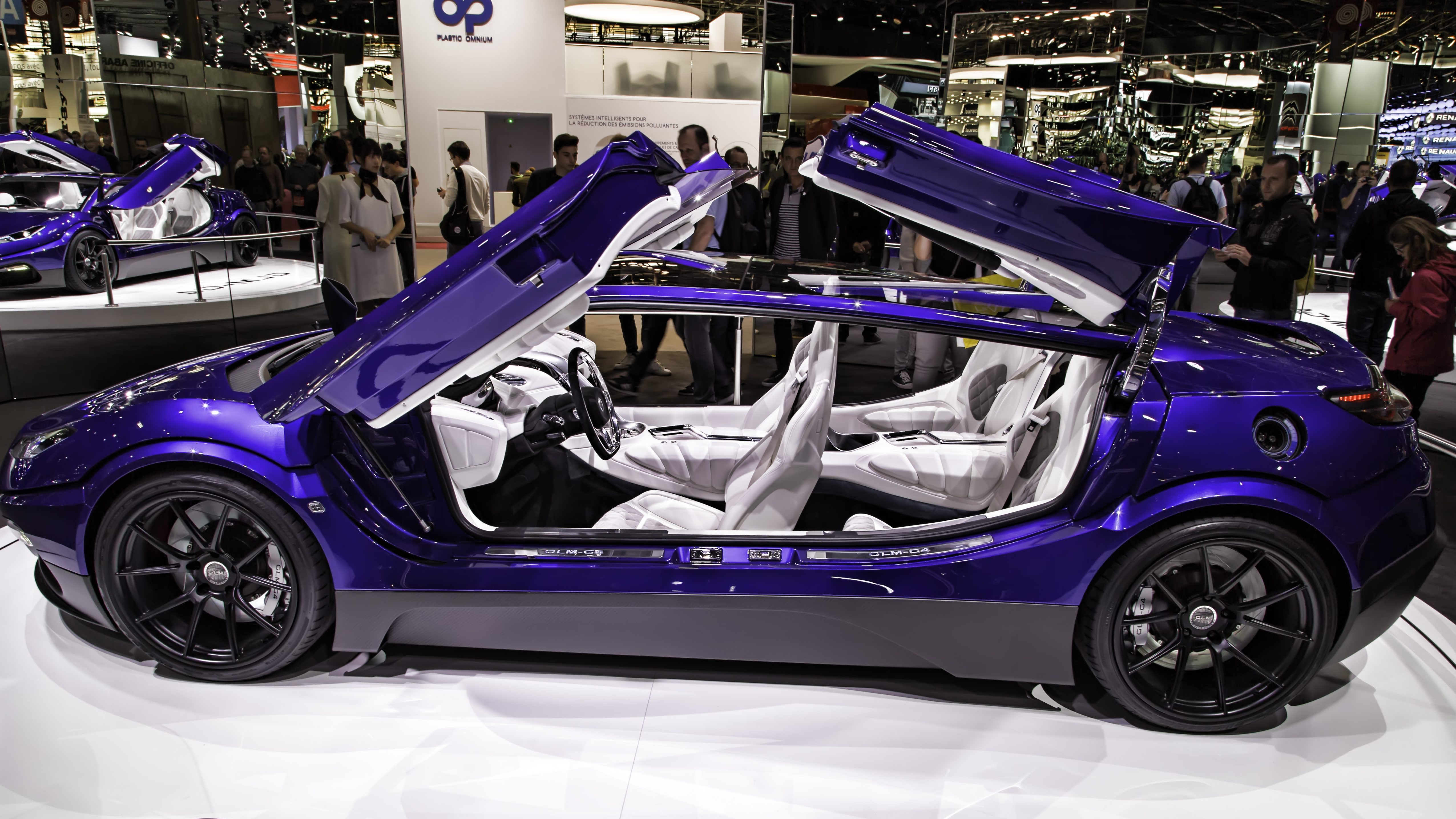 Presentation of the Green Lord Motors G4 concept during the Paris Motor Show on October 5, 2016 in Paris, France. (Bernard Menigault/Corbis via Getty Images)