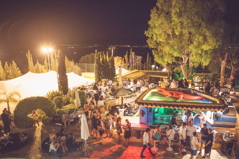 Overhead shot of the outside areas (Luke Dyson for Ibiza Rocks Group)