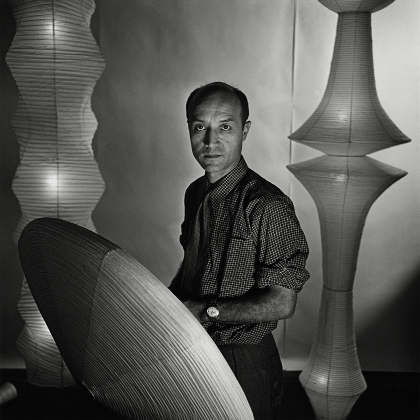 Isamu Noguchi, New York, 1955, (Louise Dahl-Wolfe/Aperture)