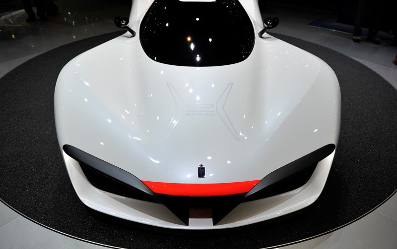 GENEVA, SWITZERLAND - MARCH 01: The Pininfarina H2 Speed Concept is displayed during the Geneva Motor Show 2016 on March 1, 2016 in Geneva, Switzerland. (Photo by Harold Cunningham/Getty Images)
