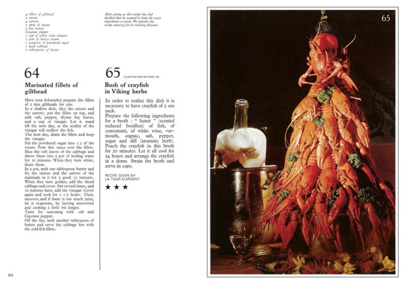 Salvador Dali's surrealist cookbook Les Diners de Gala (Taschen)