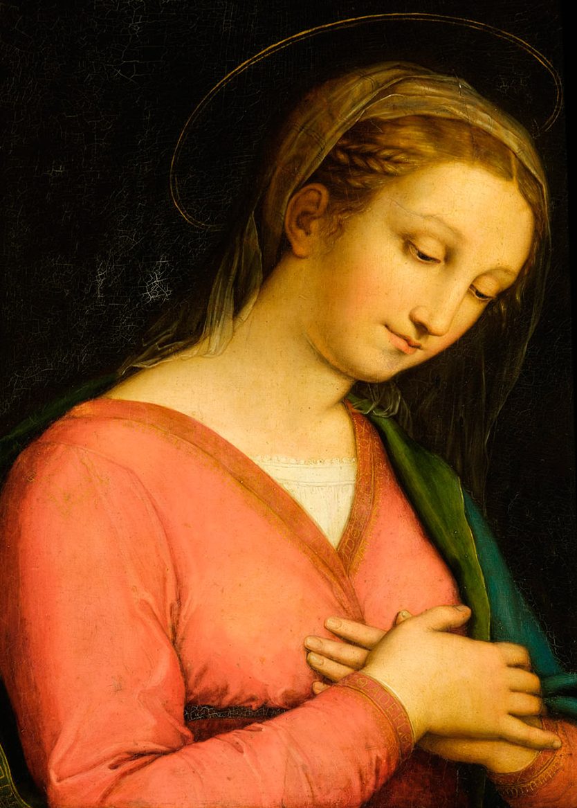 Innocenzo da Imola 1485–1548 The Virgin oil on panel (National Trust for Scotland)
